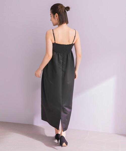 URBAN RESEARCH ROSSO WOMEN(アーバンリサーチ ロッソ)の「ANDRESD RIBBONS DRESS×SHEER TOPS(ドレス・レディース・ブラック/ネイビー・MEDIUM)」の20枚目の写真