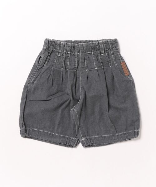 HAKKA KIDS（ハッカキッズ）の「ストレッチデニムハーフパンツ（デニムパンツ・キッズ・ブラック/ネイビー・100cm/110cm/120cm/130cm）」の2枚目の写真