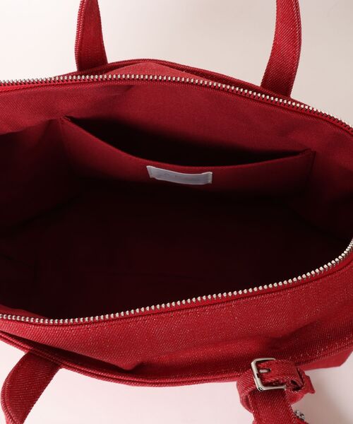 A.P.C.（アーペーセー）の「LE DRUMMER TOILE SMALL（ハンドバッグ・レディース・レッド・ONESIZE）」の4枚目の写真