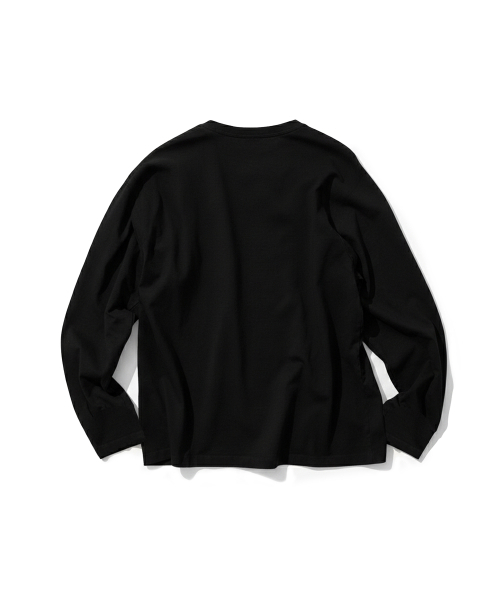 EXTRAORDINARY(エクストラオーディナリー)の「STAR LOGO LS TEE BLACK(Tシャツ/カットソー・メンズ・その他・MEDIUM/LARGE/X-LARGE)」の2枚目の写真
