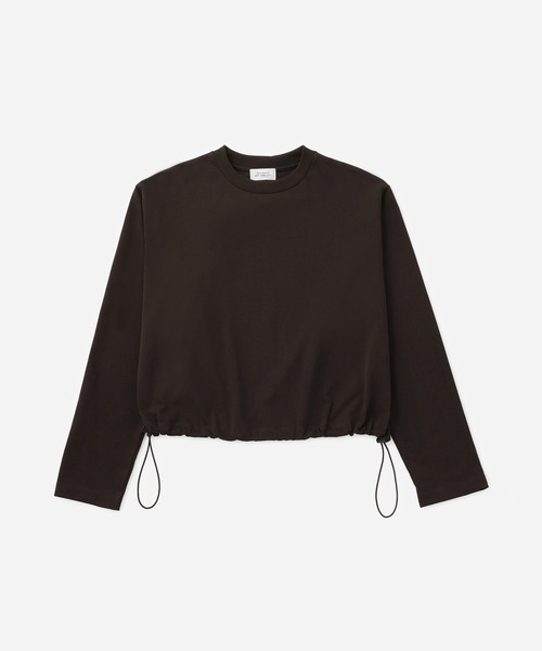 Saturdays NYC(サタデーズ ニューヨークシティ )の「Arisa LS Top(Tシャツ/カットソー・レディース・ブラック/ホワイト/ブラウン・L/M/S)」の3枚目の写真