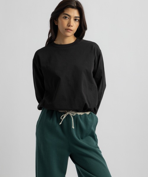 Saturdays NYC(サタデーズ ニューヨークシティ )の「Arisa LS Top(Tシャツ/カットソー・レディース・ブラック/ホワイト/ブラウン・L/M/S)」の13枚目の写真