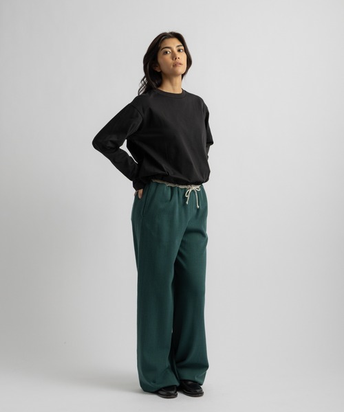 Saturdays NYC(サタデーズ ニューヨークシティ )の「Arisa LS Top(Tシャツ/カットソー・レディース・ブラック/ホワイト/ブラウン・L/M/S)」の21枚目の写真