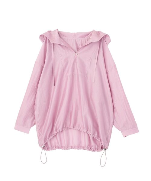 earth music&ecology（アースミュージックアンドエコロジー）の「アノラックフーディ（パーカー・レディース・ブラウン/ピンク/オフホワイト/ライトグリーン・FREE）」の14枚目の写真