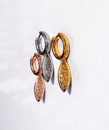Surfboard hoop pierce/【ハワイアンジュエリー】【サージカルステンレス】【金属アレルギー対応】【IRIEBEACH / アイリービーチ】つけっぱなしOK