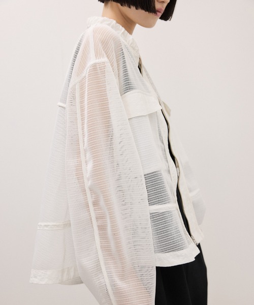 メッシュレースブラウス（アダムエロペ） 楽天市場】【SALE／40%OFF】【セットアップ対応】メッシュレース