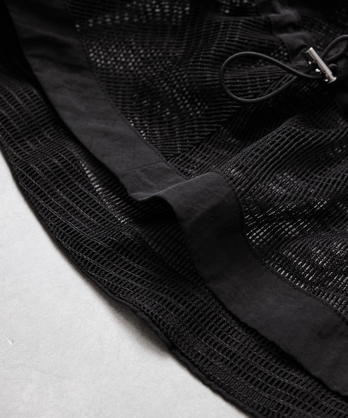 ADAM ET ROPE'(アダムエロペ)の「ドロストメッシュシャツ(シャツ/ブラウス・レディース・ホワイト/ブラック/ダークブラウン・FREE)」の16枚目の写真