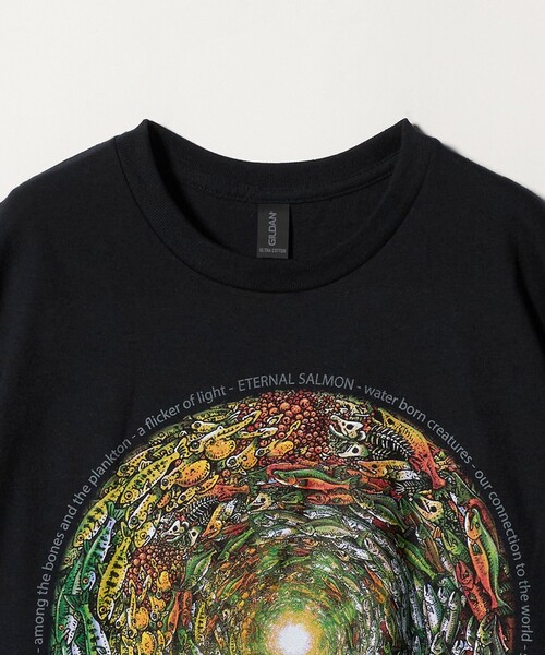 Steven Alan(スティーブンアラン)の「<RAY TROLL> SALMON TEE/Tシャツ(Tシャツ/カットソー・メンズ・ブラック・L/XL)」の3枚目の写真