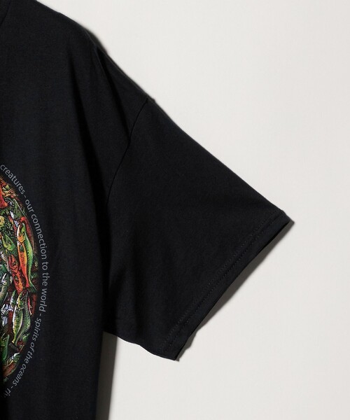 Steven Alan(スティーブンアラン)の「<RAY TROLL> SALMON TEE/Tシャツ(Tシャツ/カットソー・メンズ・ブラック・L/XL)」の4枚目の写真