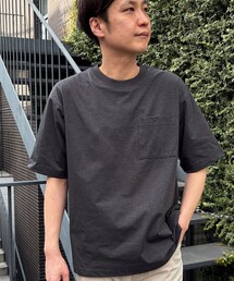 《吸水速乾》PERFECTEX杢調ドライ クルーネック Tシャツ