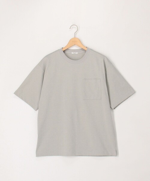 NOLLEY'S LIGHT（ノーリーズライト）の「《吸水速乾》PERFECTEX杢調ドライ　クルーネック　Tシャツ（Tシャツ/カットソー・メンズ・ホワイト/ライトグレー/チャコールグレー・M/L）」の3枚目の写真