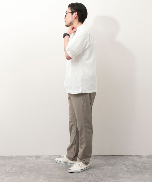 NOLLEY'S LIGHT（ノーリーズライト）の「《吸水速乾》PERFECTEX杢調ドライ　クルーネック　Tシャツ（Tシャツ/カットソー・メンズ・ホワイト/ライトグレー/チャコールグレー・M/L）」の6枚目の写真