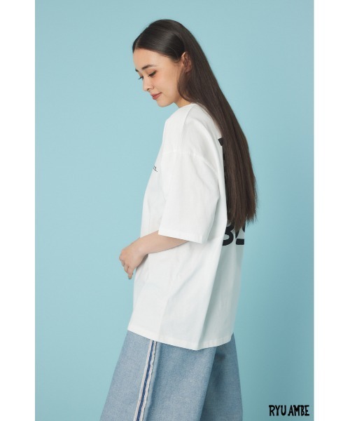 RODEO CROWNS WIDE BOWL(ロデオクラウンズワイドボウル)の「(ryu ambe)MOTIF刺繍Tシャツ(Tシャツ/カットソー・レディース・オフホワイト/ブルー/ブラック/カーキ・MEDIUM/LARGE)」の13枚目の写真