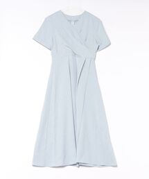 カシュクール風アシメデザインワンピース