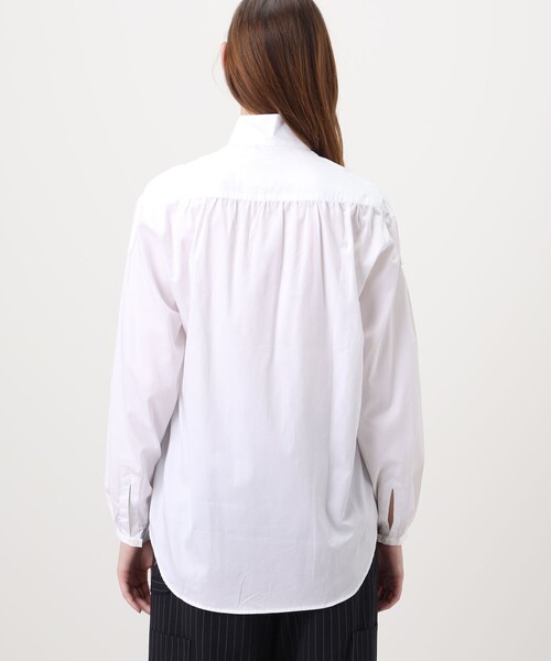 BOURRIENNE ParisX(ブリエンヌパリディス)の「BOURRIENNE POETESSE スタンドカラーシャツ(シャツ/ブラウス・レディース・ホワイト・36)」の5枚目の写真