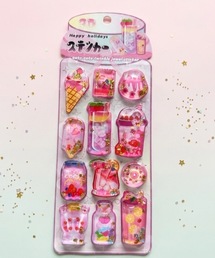 Curaful（クラフル）の「キラキラカフェウォーターシール（ステッカー/テープ）」