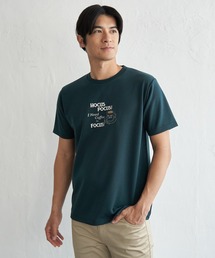 【接触冷感】ポンチ刺繍Ｔシャツ
