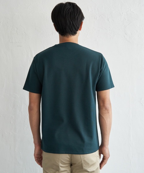 ikka（イッカ）の「【接触冷感】ポンチ刺繍Ｔシャツ（Tシャツ/カットソー・メンズ・グリーン/ホワイト/ネイビー・XL/L/M/S）」の14枚目の写真