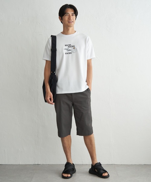 ikka（イッカ）の「【接触冷感】ポンチ刺繍Ｔシャツ（Tシャツ/カットソー・メンズ・グリーン/ホワイト/ネイビー・XL/L/M/S）」の6枚目の写真