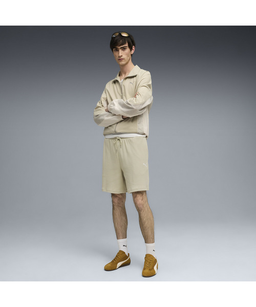 PUMA(プーマ)の「PUMA プーマ メンズ ワードローブ ESS ワッフル リラックスド ショーツ(その他パンツ・メンズ・ブラック×レッド/グレー・LARGE/XX-LARGE/SMALL/MEDIUM/X-LARGE)」の4枚目の写真
