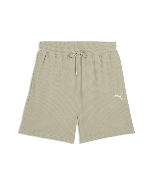 PUMA(プーマ)の「PUMA プーマ メンズ ワードローブ ESS ワッフル リラックスド ショーツ(その他パンツ・メンズ・ブラック×レッド/グレー・LARGE/XX-LARGE/SMALL/MEDIUM/X-LARGE)」の5枚目の写真