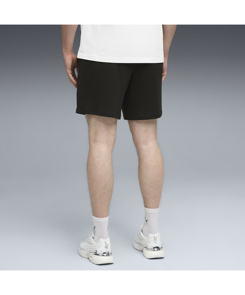 PUMA(プーマ)の「PUMA プーマ メンズ ワードローブ ESS ワッフル リラックスド ショーツ(その他パンツ・メンズ・ブラック×レッド/グレー・LARGE/XX-LARGE/SMALL/MEDIUM/X-LARGE)」の7枚目の写真