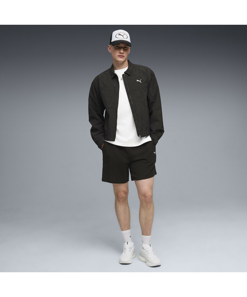 PUMA(プーマ)の「PUMA プーマ メンズ ワードローブ ESS ワッフル リラックスド ショーツ(その他パンツ・メンズ・ブラック×レッド/グレー・LARGE/XX-LARGE/SMALL/MEDIUM/X-LARGE)」の8枚目の写真