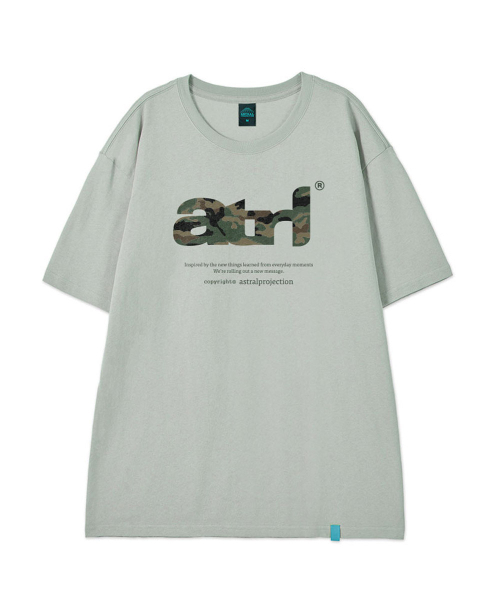 ASTRAL PROJECTION（アストラルプロジェクション）の「[ATRL]コットンルーズフィット半袖Tシャツ_ホワイト（Tシャツ/カットソー・メンズ・その他・XL/XXL/M/L）」の2枚目の写真