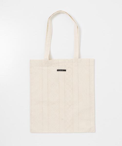URBAN RESEARCH Sonny Label(アーバンリサーチサニーレーベル)の「コットンレーストートバッグ(トートバッグ・レディース・アイボリー/ブラック/ブルー・FREE)」の10枚目の写真