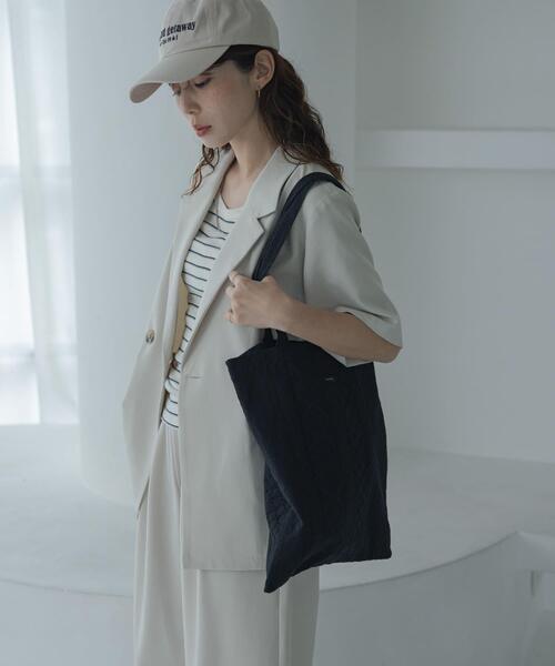 URBAN RESEARCH Sonny Label(アーバンリサーチサニーレーベル)の「コットンレーストートバッグ(トートバッグ・レディース・アイボリー/ブラック/ブルー・FREE)」の13枚目の写真