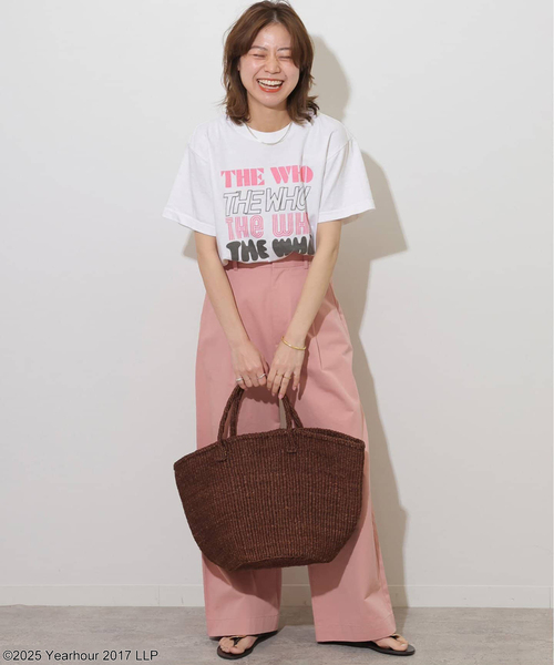 JOURNAL STANDARD relume(ジャーナルスタンダード レリューム)の「《WEB限定追加2》別注【GOOD ROCK SPEED】ロックT(Tシャツ/カットソー・レディース・ホワイト・SMALL/LARGE)」の2枚目の写真