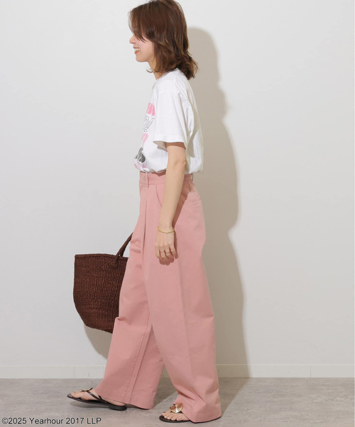 JOURNAL STANDARD relume(ジャーナルスタンダード レリューム)の「《WEB限定追加2》別注【GOOD ROCK SPEED】ロックT(Tシャツ/カットソー・レディース・ホワイト・SMALL/LARGE)」の3枚目の写真