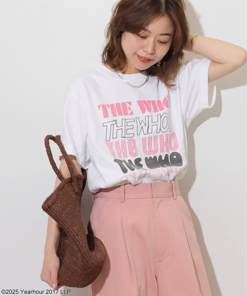 JOURNAL STANDARD relume(ジャーナルスタンダード レリューム)の「《WEB限定追加2》別注【GOOD ROCK SPEED】ロックT(Tシャツ/カットソー・レディース・ホワイト・SMALL/LARGE)」の5枚目の写真