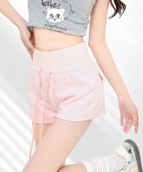 Bifrost（ビフレスト）の「スウェットショートパンツ（その他パンツ・レディース・ピンク/ライトグレー/ブラック・FREE）」の10枚目の写真