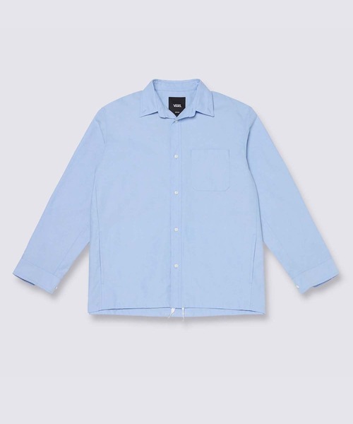 VANS(バンズ)の「STREET SMART オックスフォードシャツ / TDC OXFORD SHIRT Placid Blue VN000P04F221(シャツ/ブラウス・メンズ・ライトブルー・X-LARGE/SMALL/MEDIUM/LARGE)」の1枚目の写真
