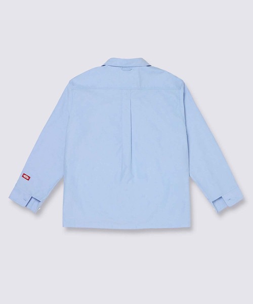 VANS(バンズ)の「STREET SMART オックスフォードシャツ / TDC OXFORD SHIRT Placid Blue VN000P04F221(シャツ/ブラウス・メンズ・ライトブルー・X-LARGE/SMALL/MEDIUM/LARGE)」の2枚目の写真