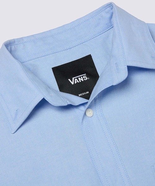 VANS(バンズ)の「STREET SMART オックスフォードシャツ / TDC OXFORD SHIRT Placid Blue VN000P04F221(シャツ/ブラウス・メンズ・ライトブルー・X-LARGE/SMALL/MEDIUM/LARGE)」の3枚目の写真