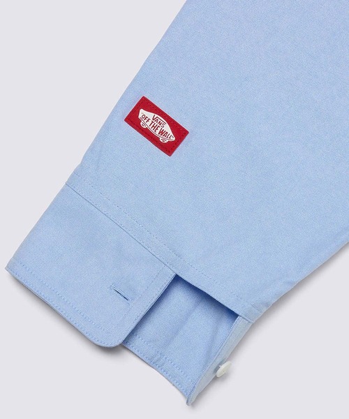 VANS(バンズ)の「STREET SMART オックスフォードシャツ / TDC OXFORD SHIRT Placid Blue VN000P04F221(シャツ/ブラウス・メンズ・ライトブルー・X-LARGE/SMALL/MEDIUM/LARGE)」の5枚目の写真