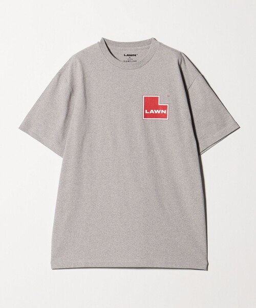 UNITED ARROWS & SONS(ユナイテッドアローズアンドサンズ)の「<LAWN> L LOGO TEE ①/Tシャツ(Tシャツ/カットソー・メンズ・ホワイト/グレー系/ブラック・M/L)」の4枚目の写真