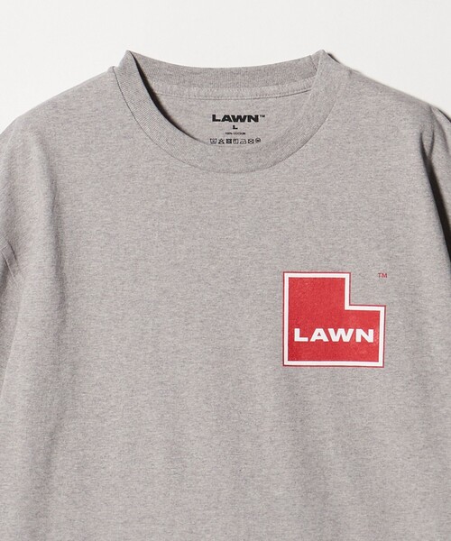 UNITED ARROWS & SONS(ユナイテッドアローズアンドサンズ)の「<LAWN> L LOGO TEE ①/Tシャツ(Tシャツ/カットソー・メンズ・ホワイト/グレー系/ブラック・M/L)」の5枚目の写真