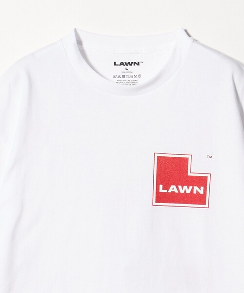 UNITED ARROWS & SONS(ユナイテッドアローズアンドサンズ)の「<LAWN> L LOGO TEE ①/Tシャツ(Tシャツ/カットソー・メンズ・ホワイト/グレー系/ブラック・M/L)」の10枚目の写真