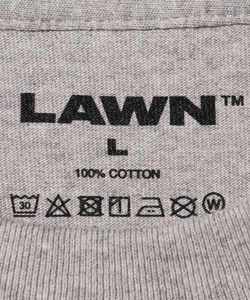 UNITED ARROWS & SONS(ユナイテッドアローズアンドサンズ)の「<LAWN> L LOGO TEE ①/Tシャツ(Tシャツ/カットソー・メンズ・ホワイト/グレー系/ブラック・M/L)」の14枚目の写真