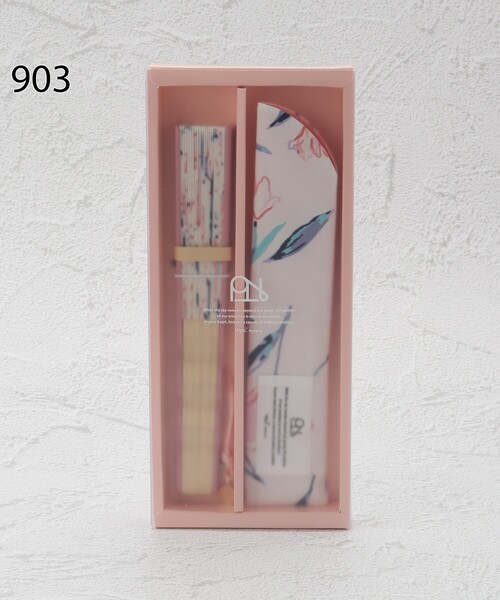 one'sterrace(ワンズテラス)の「Wpc. GIFTBOX扇子(その他小物・レディース・ブルー系その他7/ホワイト系9・99)」の12枚目の写真