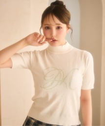 ラインストーンロゴTee
