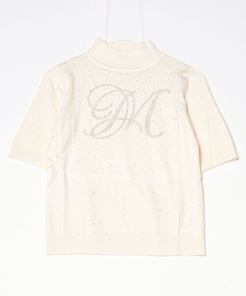 miune（ミューヌ）の「ラインストーンロゴTee（Tシャツ/カットソー・レディース・アイボリー/ブラック・FREE）」の11枚目の写真