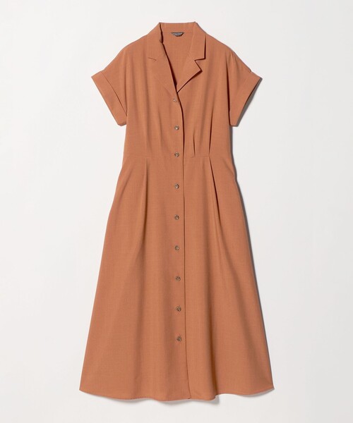 A DAY IN THE LIFE UNITED ARROWS(アデイインザライフユナイテッドアローズ)の「オープンカラー シャツワンピース ‐ウォッシャブル‐<A DAY IN THE LIFE>(ワンピース・レディース・ロイヤルブルー/オレンジ/ダークグレー/ブラック・FREE)」の10枚目の写真