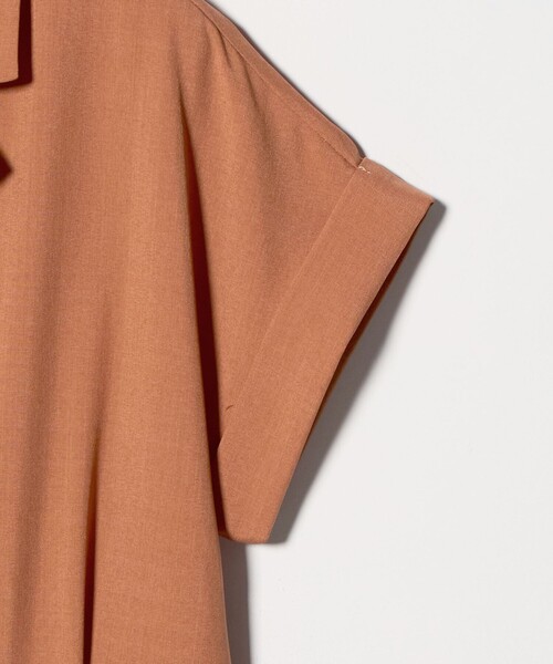 A DAY IN THE LIFE UNITED ARROWS(アデイインザライフユナイテッドアローズ)の「オープンカラー シャツワンピース ‐ウォッシャブル‐<A DAY IN THE LIFE>(ワンピース・レディース・ロイヤルブルー/オレンジ/ダークグレー/ブラック・FREE)」の13枚目の写真