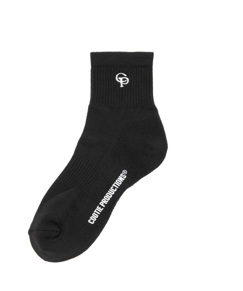 COOTIE PRODUCTIONS（クーティープロダクションズ）の「N/C Short Socks（ソックス/靴下・メンズ・ホワイト/ブラック・FREE）」の2枚目の写真