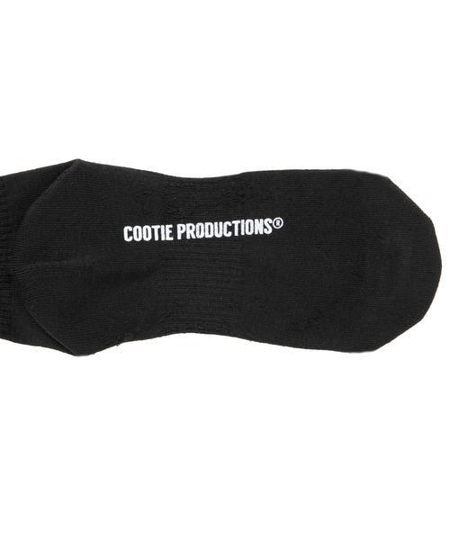 COOTIE PRODUCTIONS（クーティープロダクションズ）の「N/C Short Socks（ソックス/靴下・メンズ・ホワイト/ブラック・FREE）」の5枚目の写真