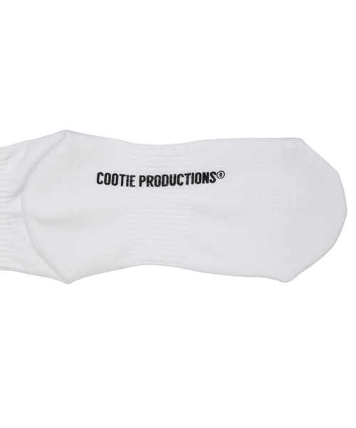 COOTIE PRODUCTIONS（クーティープロダクションズ）の「N/C Short Socks（ソックス/靴下・メンズ・ホワイト/ブラック・FREE）」の6枚目の写真